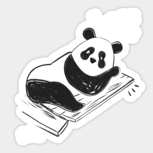 Sleeping panda Sticker